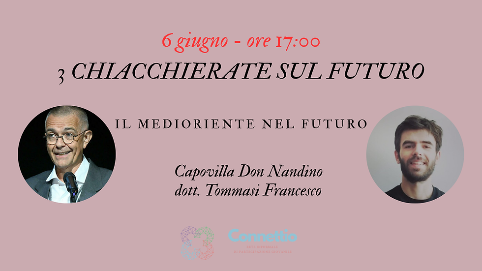 Chiaccherata sul futuro #4 - Il medioriente nel futuro