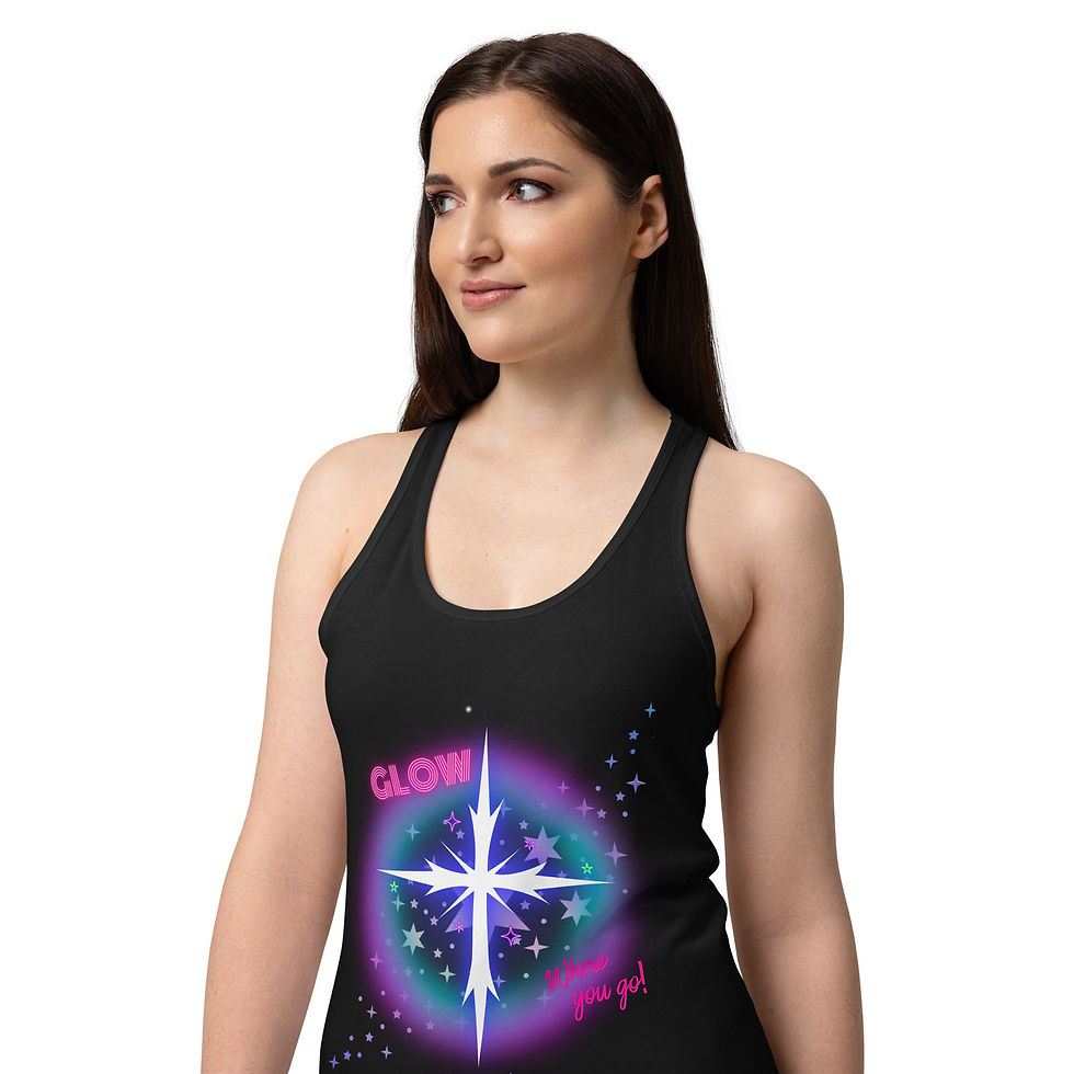Thumbnail: Glow Where You Go Racerback Top Custom TAC, MMD