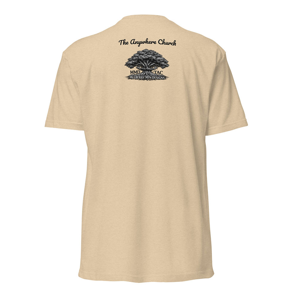 Thumbnail: Peace Custom T-Shirt,Faith, Humor,Christian,The Anywhere Church,Psalms 29:11
