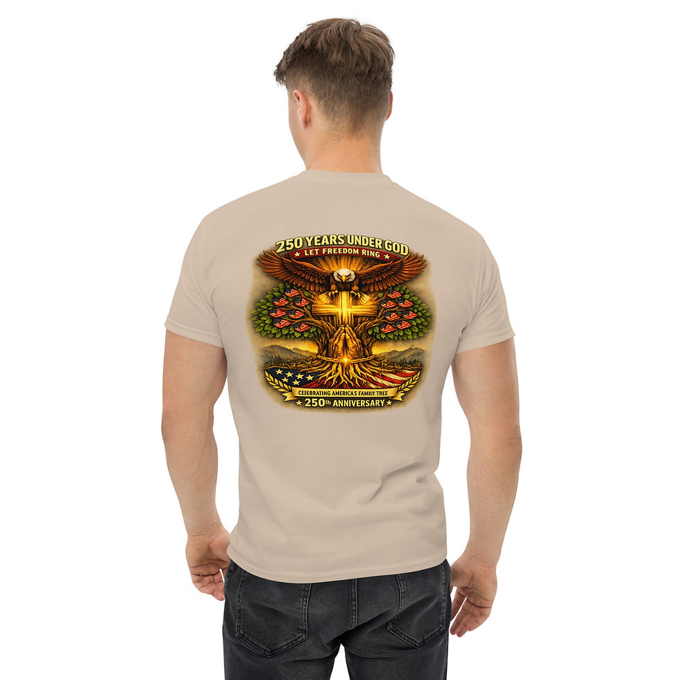 Thumbnail: Celebrating 250 Years America's Family Tree T-Shirts for Men and Women