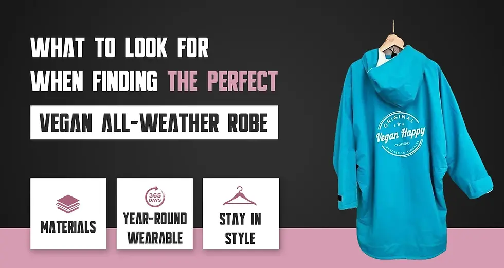 Vegan All-Weather Robe