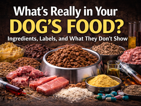 What’s Really in Your Dog’s Food? A Clear Guide to Ingredients, Labels, and What They Don’t Show