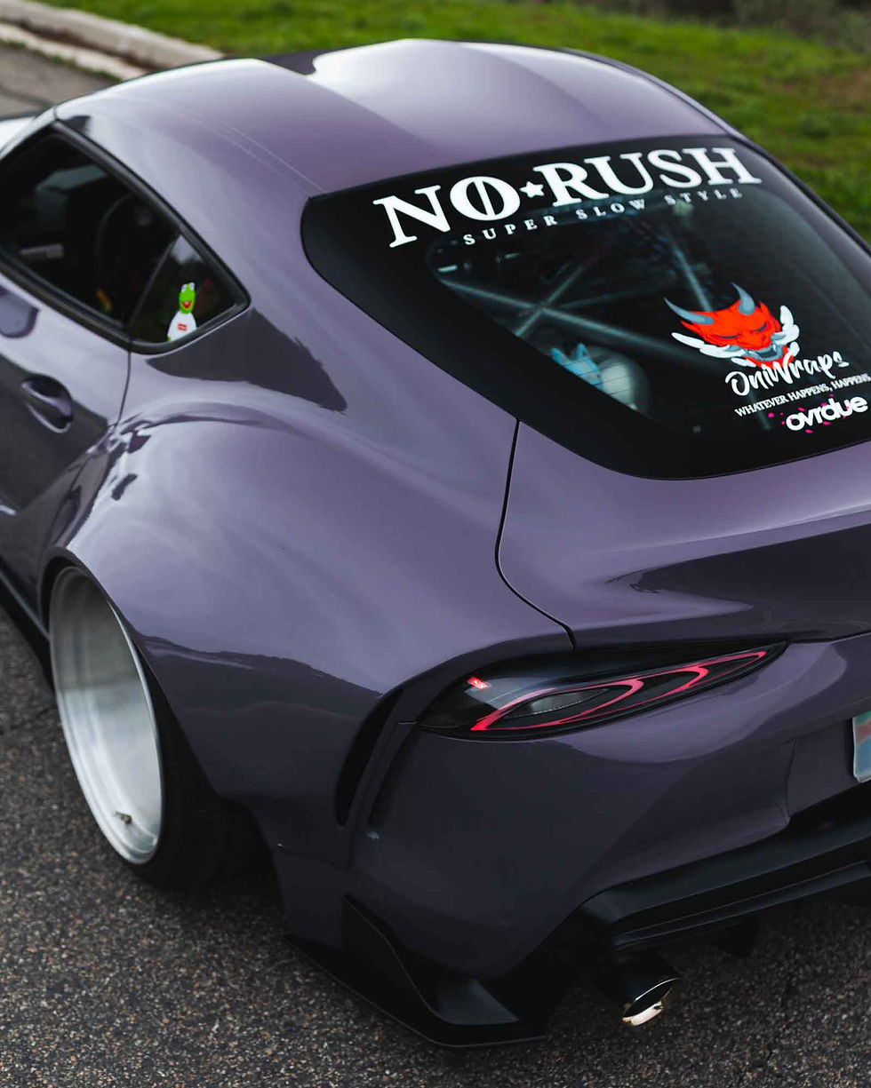 Thumbnail: DPPF708 - Gloss Metallic Provence Purple Paint Protection Film [DRY APPLY]