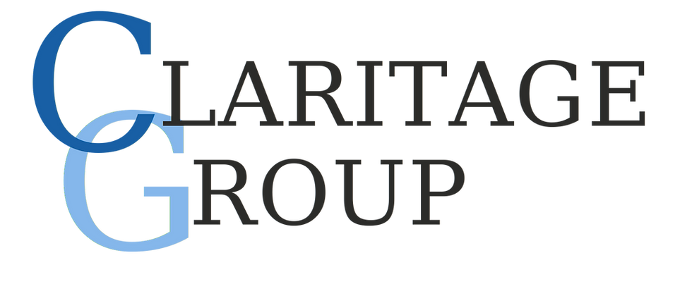 Claritage Group stacked wordmark logo
