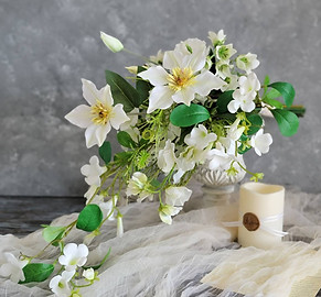 ウエディングフラワーブーケ、アーティフィシャルフラワー