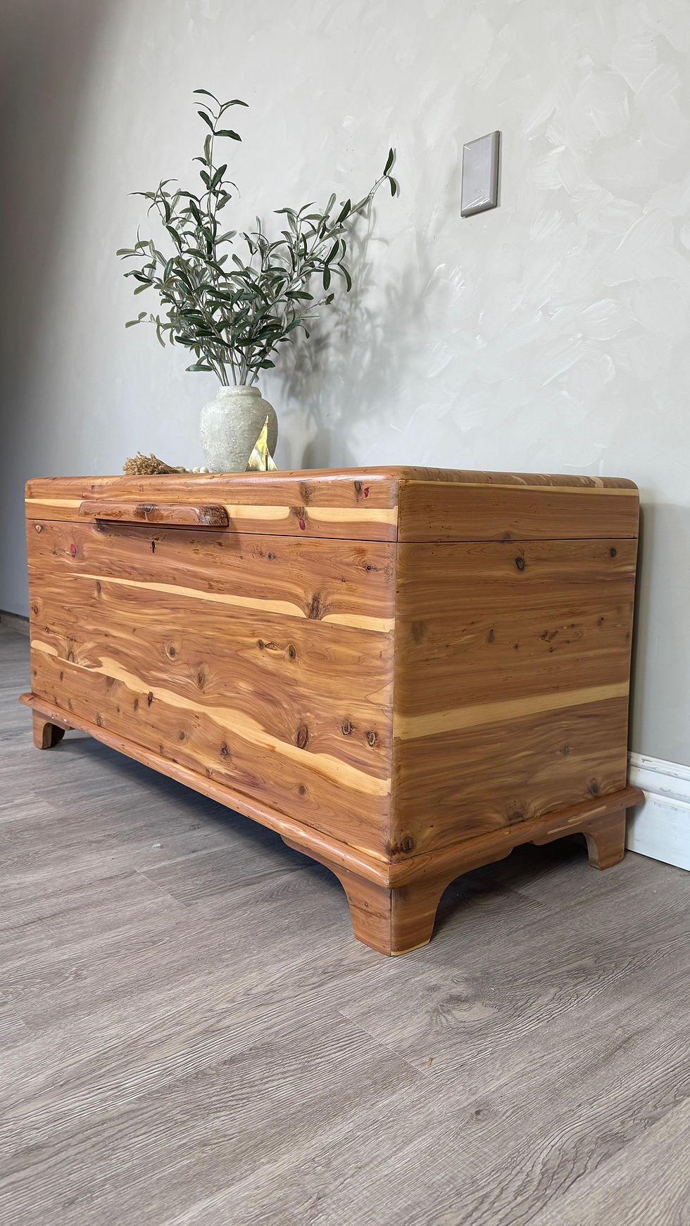Thumbnail: Vintage Solid Cedar Hope Chest