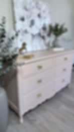 Thumbnail: Solid wood vintage dresser - perfect for a princess!