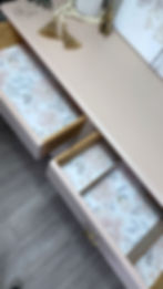 Thumbnail: Solid wood vintage dresser - perfect for a princess!