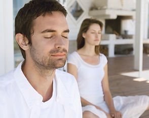 Couple Meditating