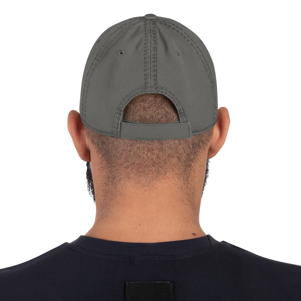 Thumbnail: Gray baseball cap back view