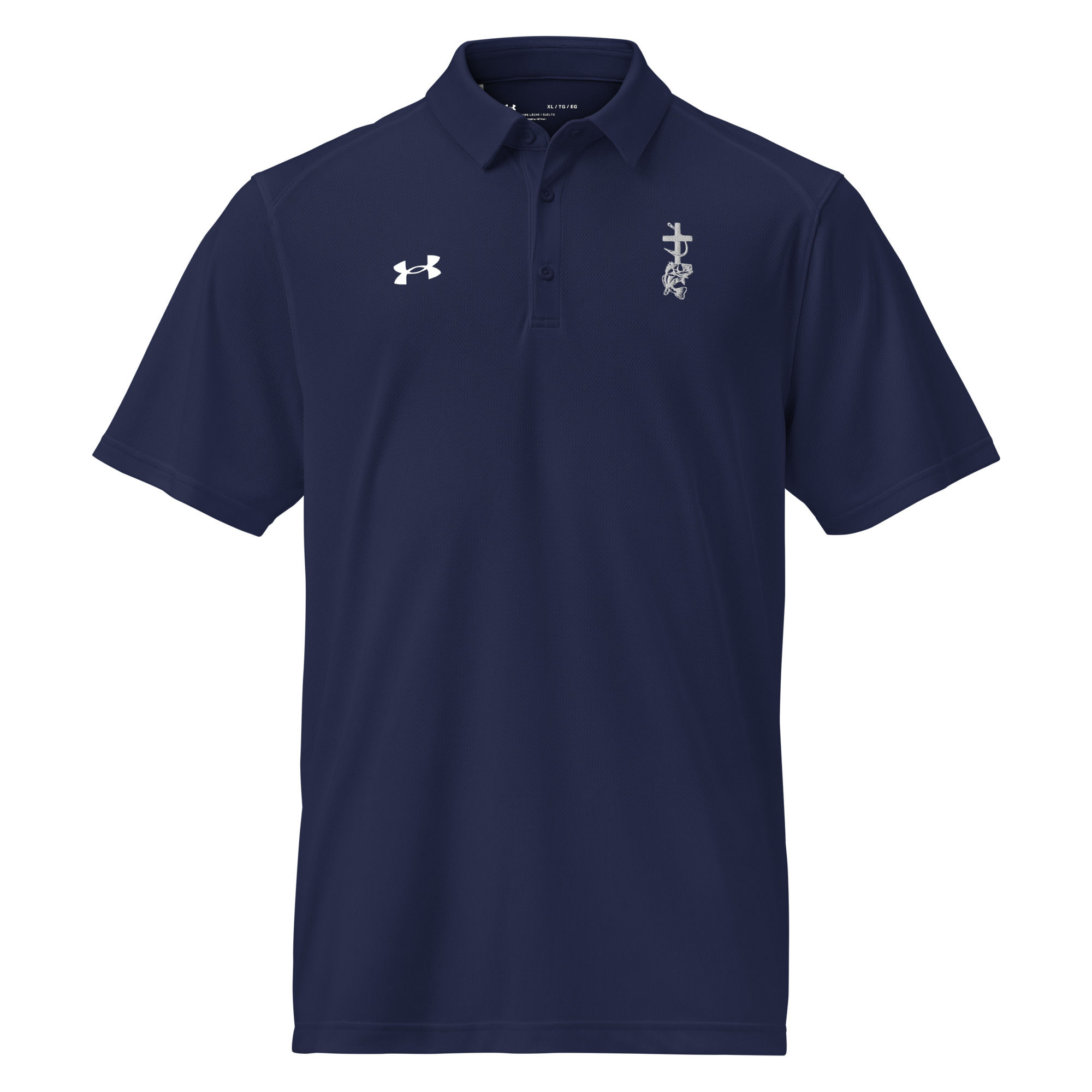 Navy blue Under Armour polo shirt
