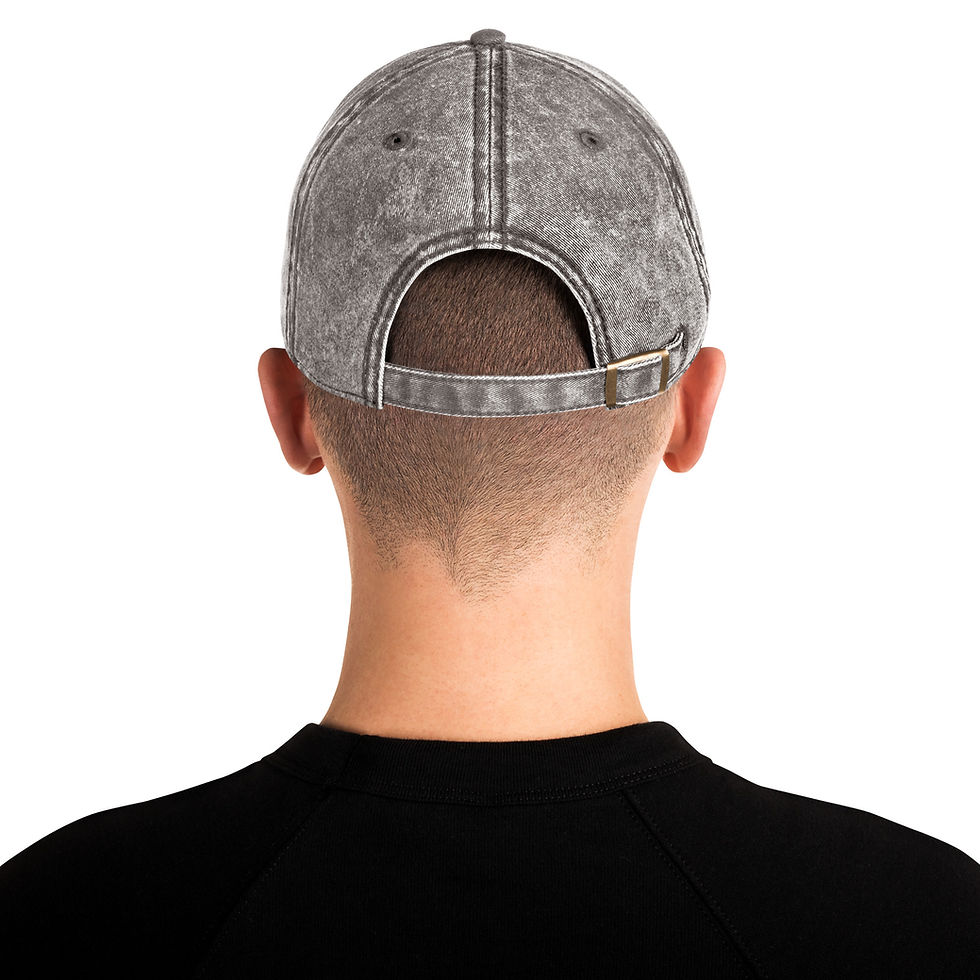 Thumbnail: Christian Patriotic Fishing Hat - Flag Cross Bass Design | Faith Vintage Cap