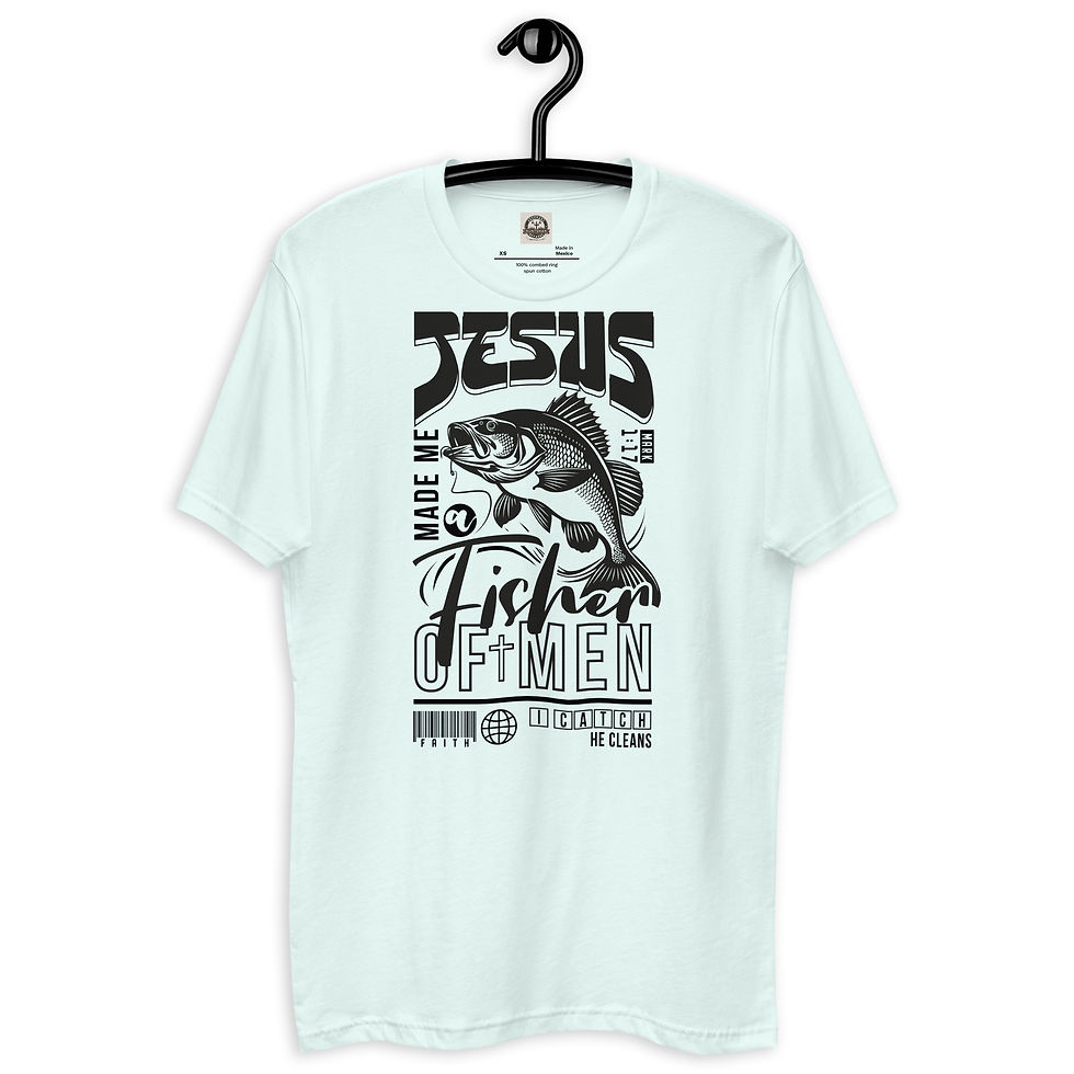 Thumbnail: Jesus Made Me Fisher of Men T-shirt