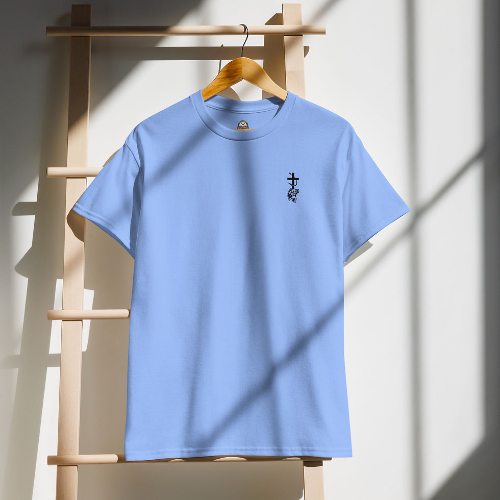 Thumbnail: Light blue Covenant Huntsman t-shirt