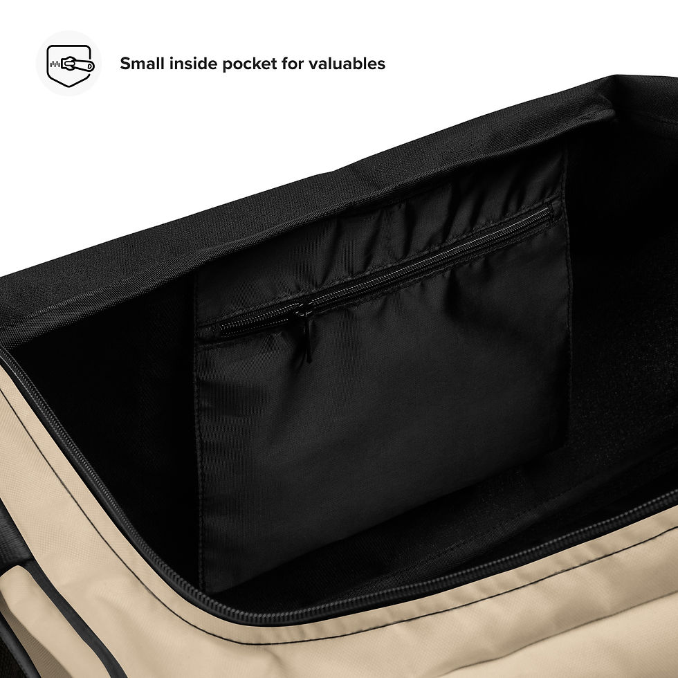 Thumbnail: Beige bag's small inner pocket for valuables