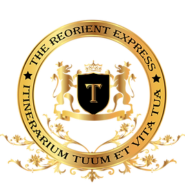 Logo for ReOrient Express: The Train. The Track. The Transformation