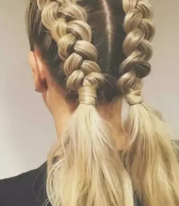 DUTCH FRENCH BRAIDS X2
