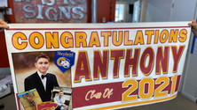 30"x60" Custom Banner w/ Photos