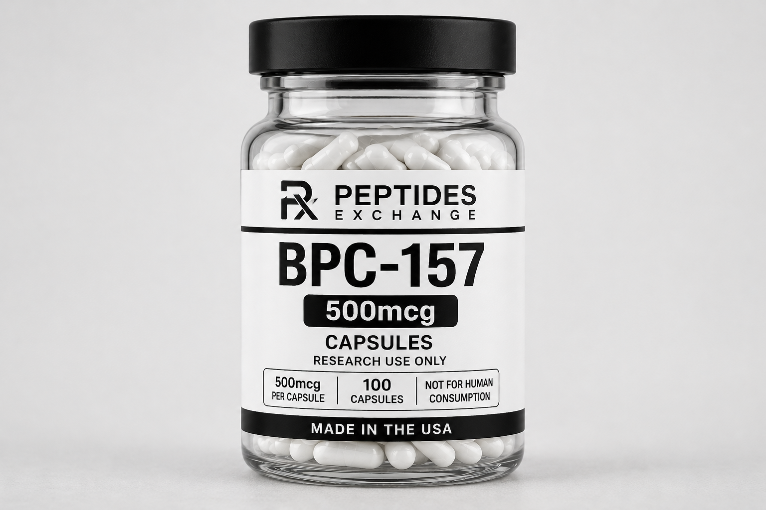 BPC-157 500mcg (100 capsules)