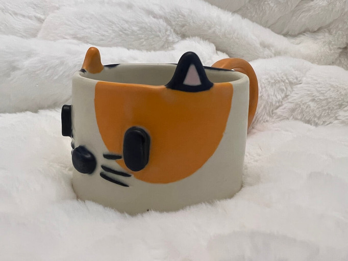 Anna's cat themed mug.