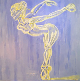 Yellow Pointe Dancer