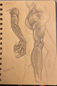 Live Sketch of Michelangelo's "David"