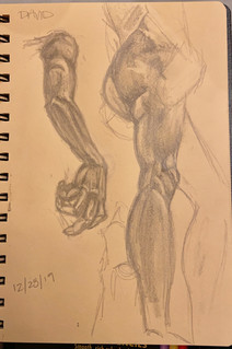 Live Sketch of Michelangelo's "David"