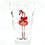Thumbnail: Christmas Party Flamingos Mimosa Glass