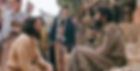 Lead actor Jonathan Roumie (left foreground) appears in a scene from Season 4 of "The Chosen."