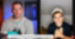 Dallas Jenkins (left) and Phil Wickham appear in a livestream update about "Christmas with The Chosen: The Messengers."