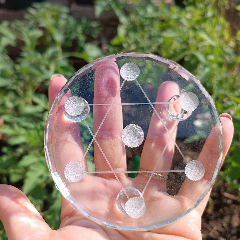 Miniature : Socle Billes et Sphère en Verre