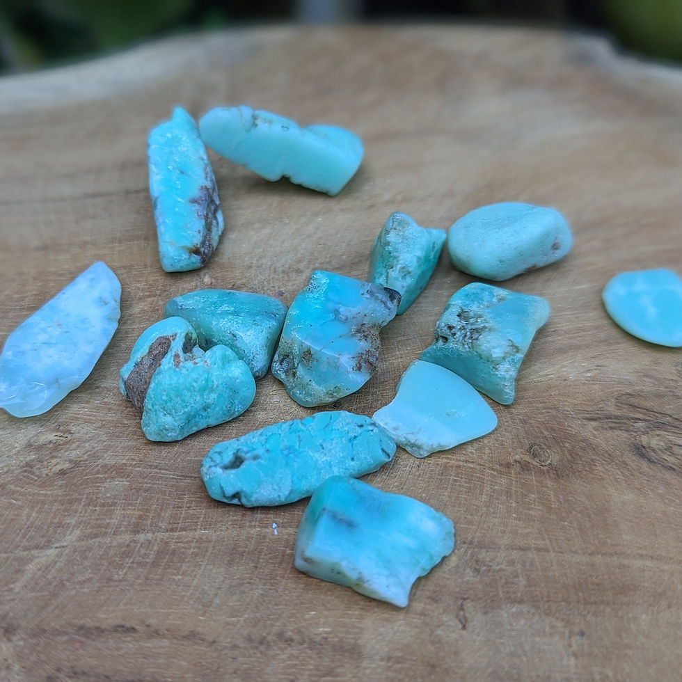 Miniature : Pierre Roulée Chrysoprase mini