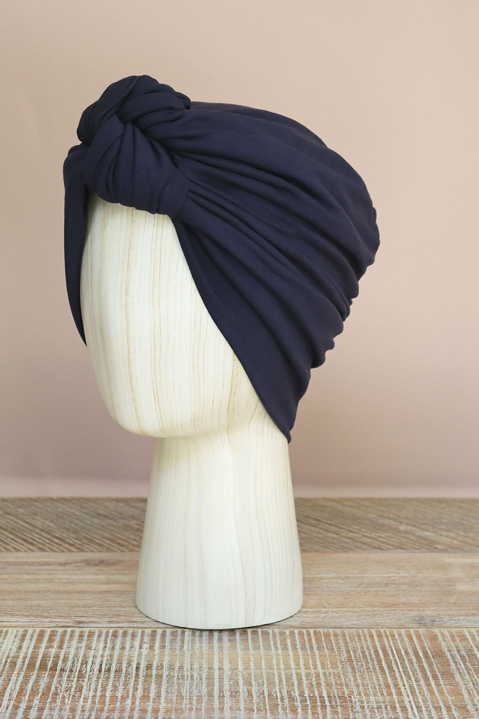 Miniature : Bonnet Uni en fibre de Bambou (Bleu marine) (Deux déclinaisons)