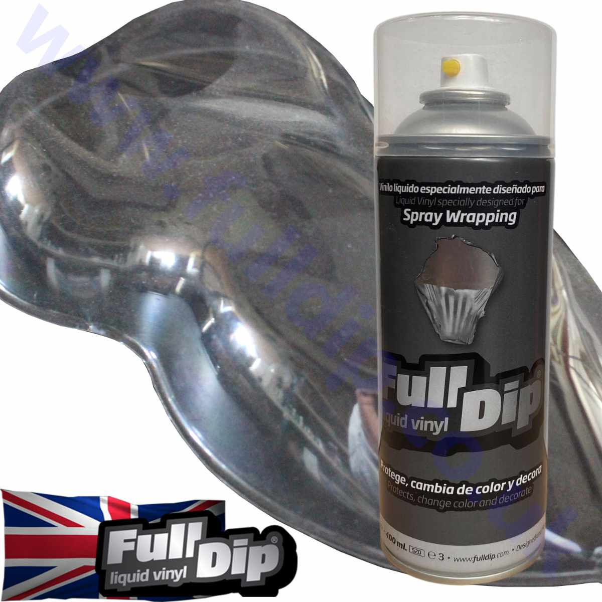 FullDip Glossifier aerosol and a speed shape coated in glossifier