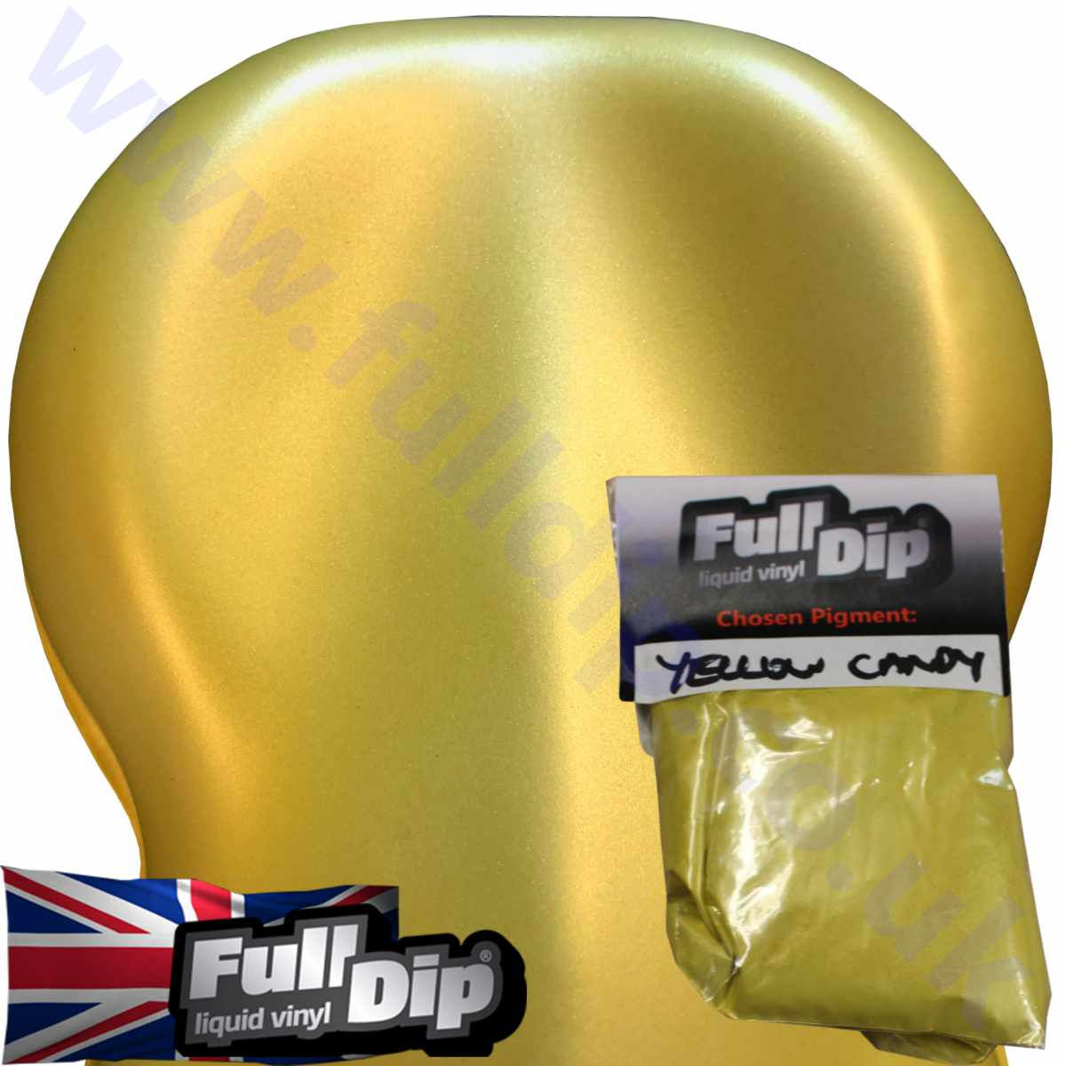 FullDip Yellow Candy Pearl pigment