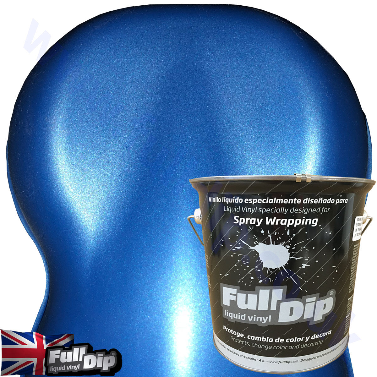 FullDip Metallic Blue 4 litre