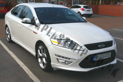 Ford Mondeo with a matte white pearl Spray Wrap on it from UK Plasti Dip