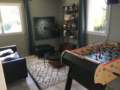 salle de jeux après