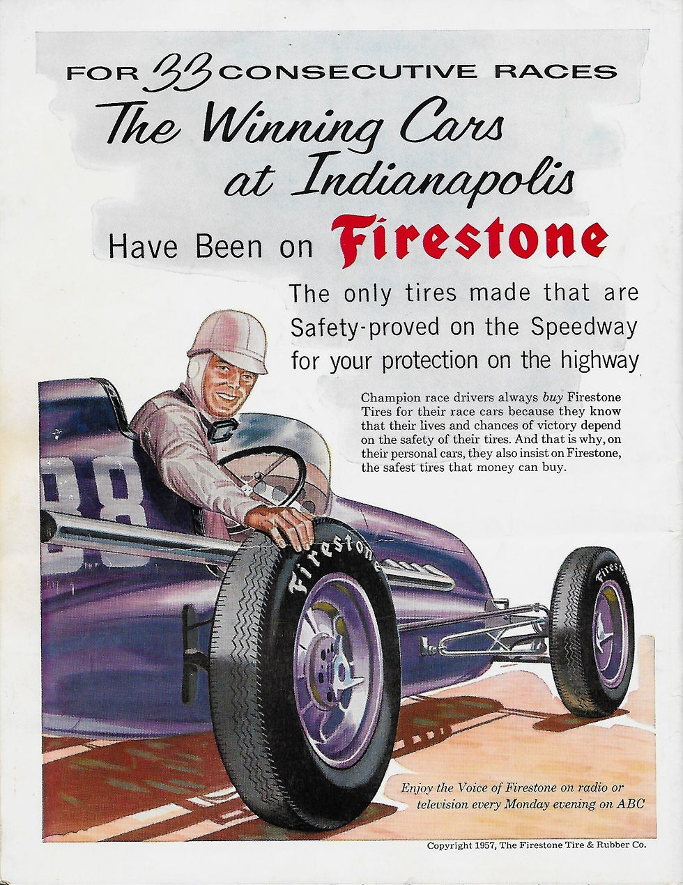 Vintage Racing Memorabilia - 1957 Indianapolis 500 Race Program