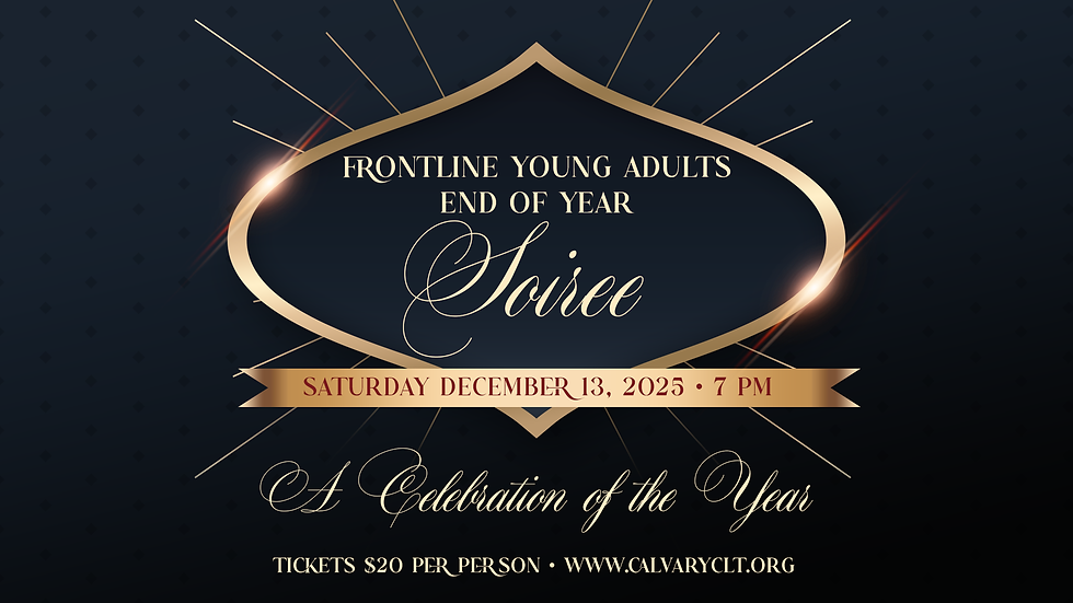 Frontline Young Adults End of Year Soiree