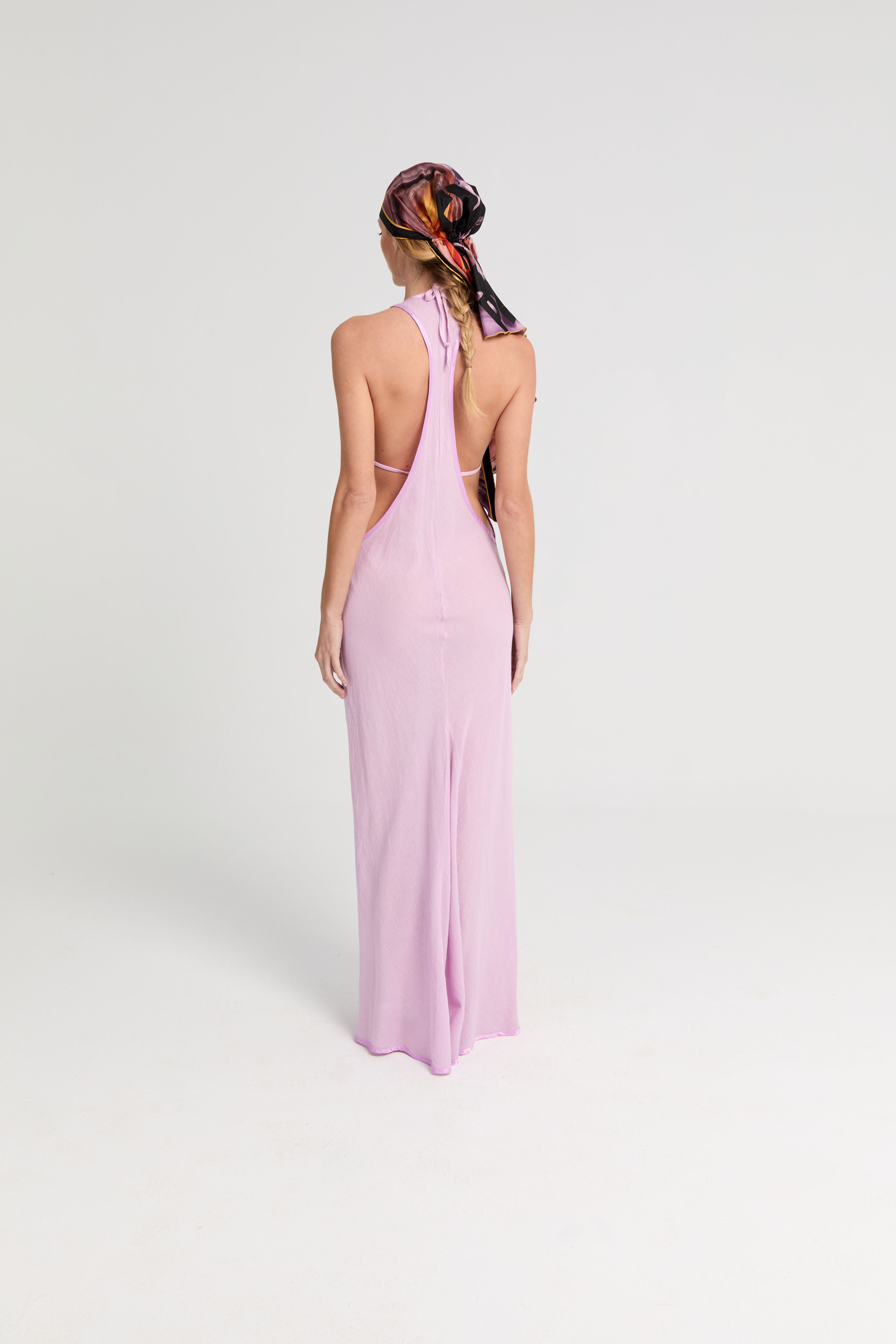Janis deep racerback dress