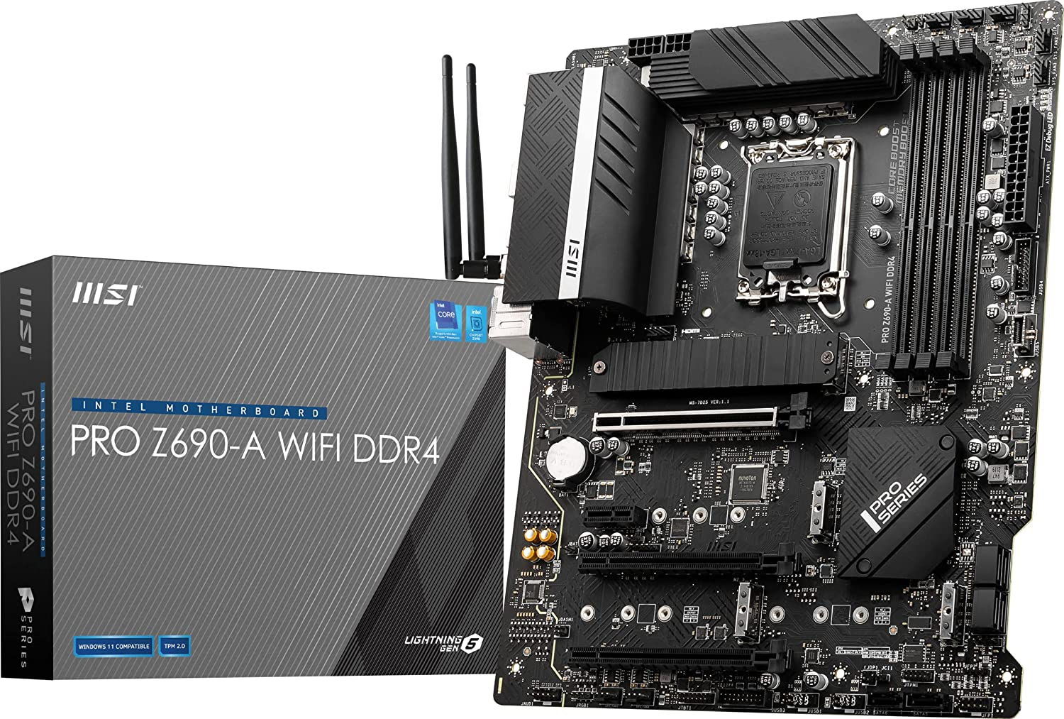 MSI PRO Z690-A WiFi DDR4 ProSeries Intel 12th Gen ATX Motherboard