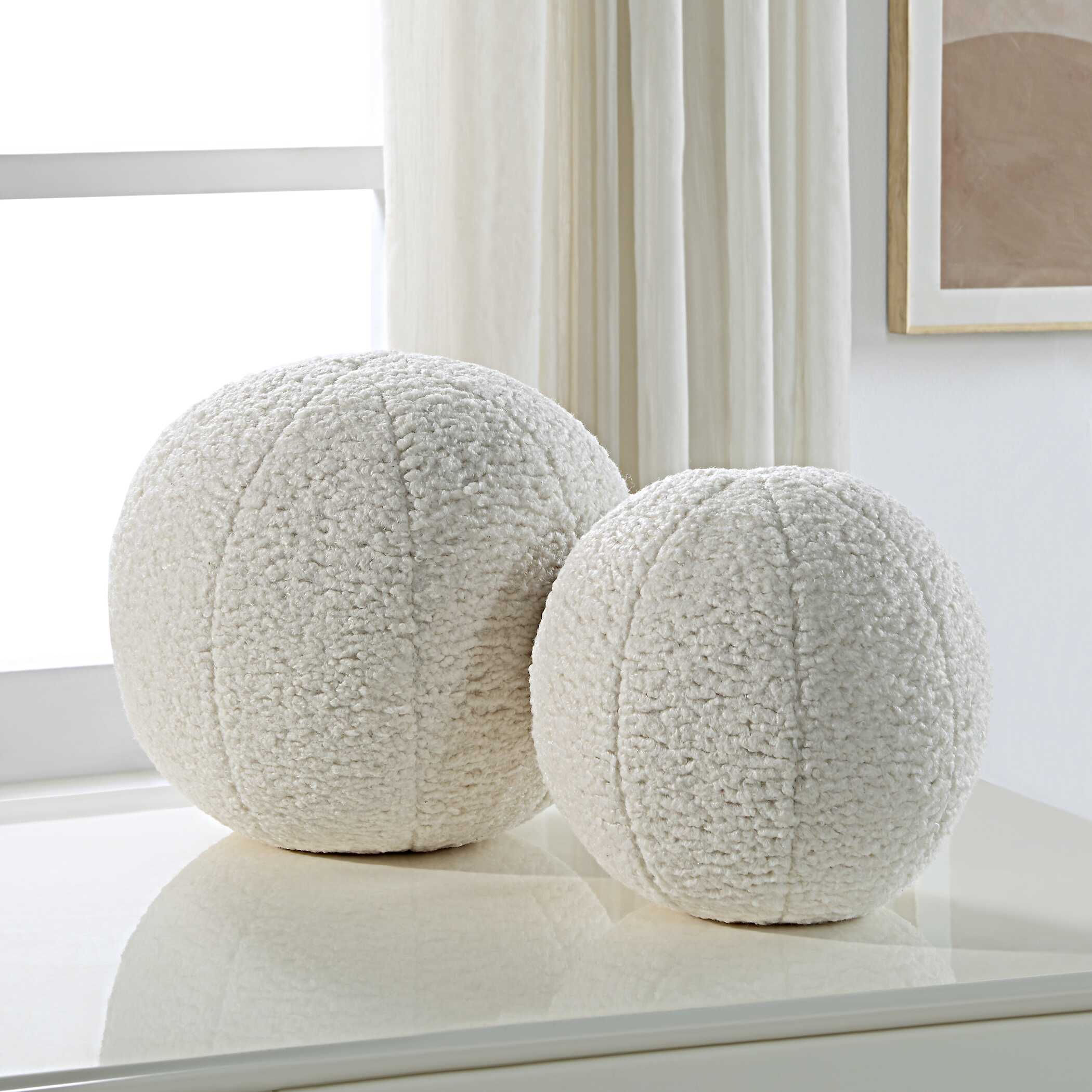 Capra Ball Pillows,S/2