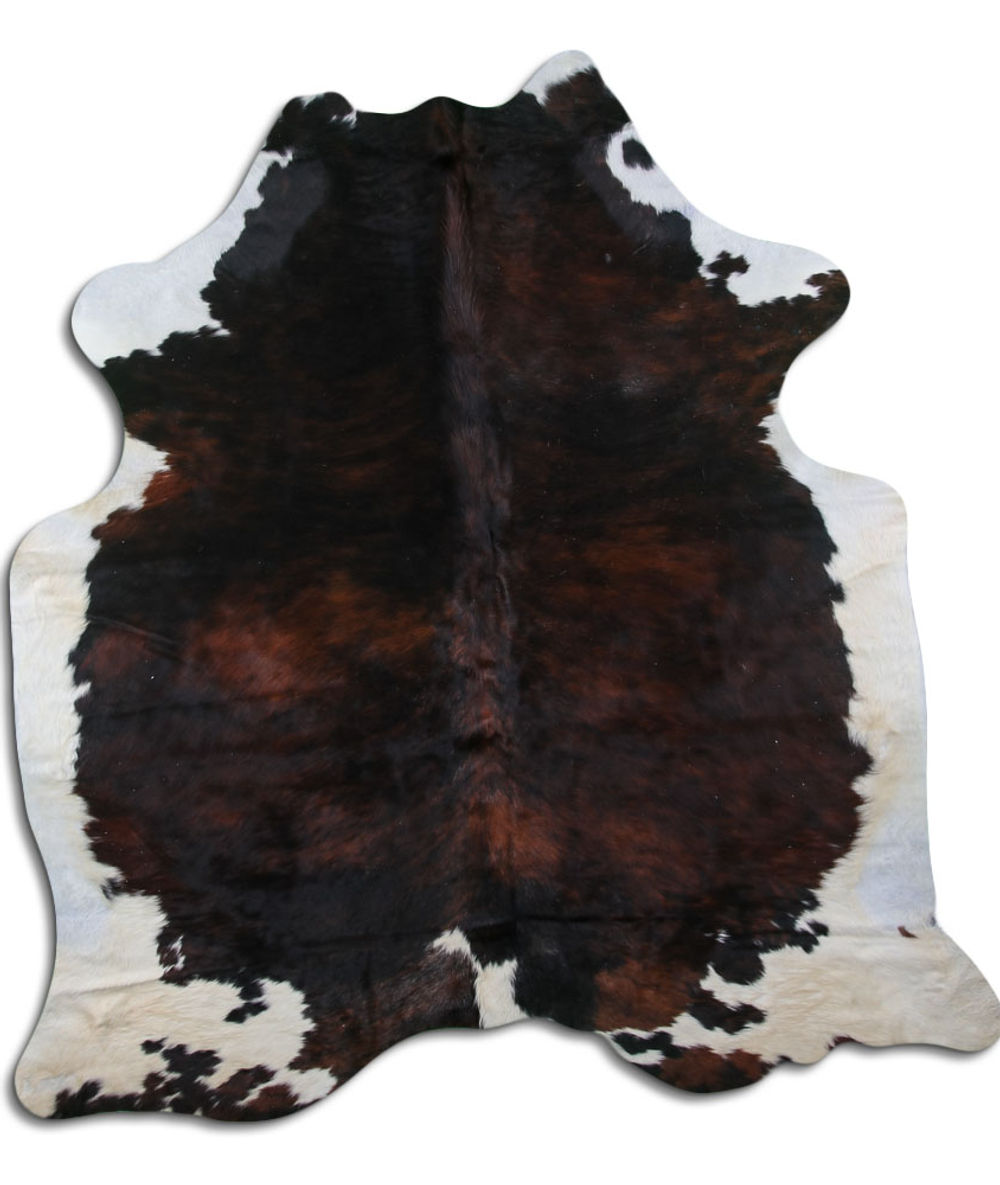 Defined NATURAL cowhide rugs for sale EXOTIC WHITE BELLY rug