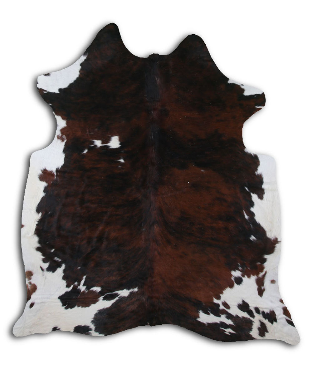 Contemplative NATURAL cowhide rugs for sale EXOTIC TRICOLOR rug