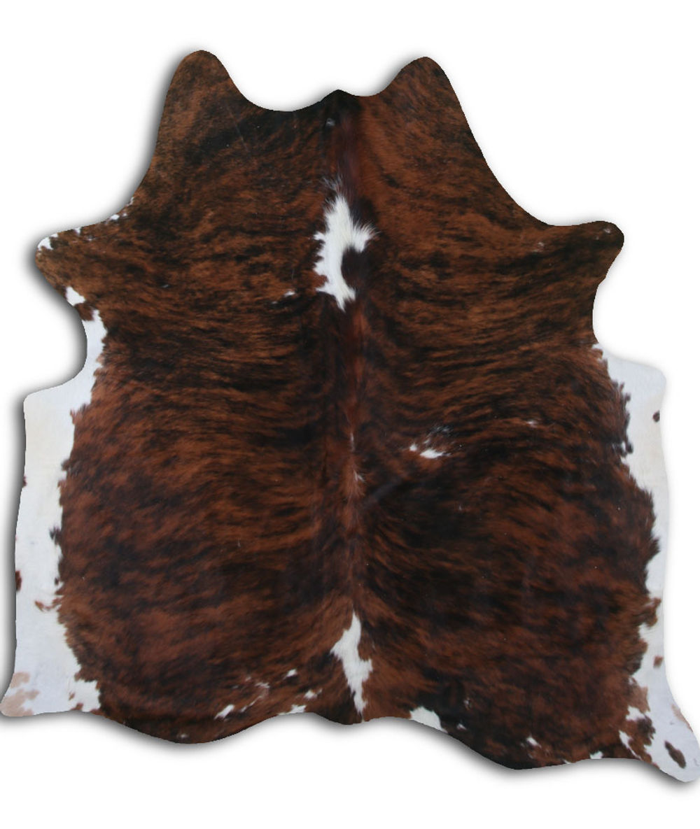 Contrast NATURAL cowhide rugs for sale EXOTIC WHITE BELLY BACKBONE rug