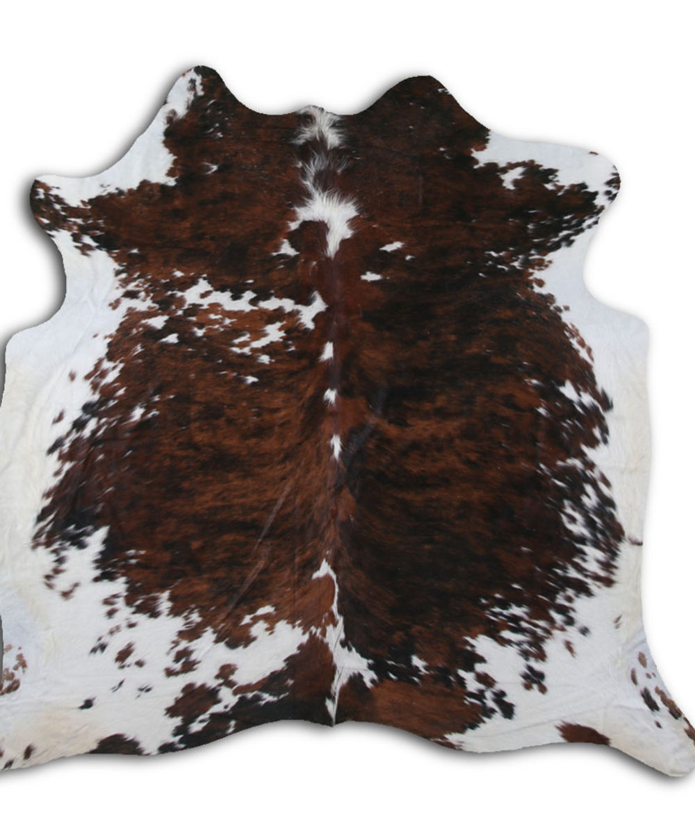 Contemporary NATURAL cowhide rugs for sale EXOTIC TRICOLOR rug