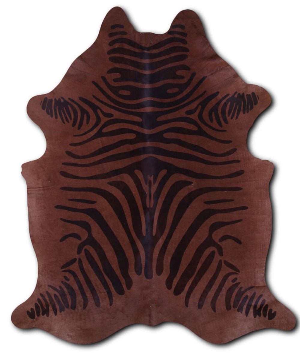 Beloved PRINTED cowhide rugs for sale ZEBRA BROWN ON CAMEL rug