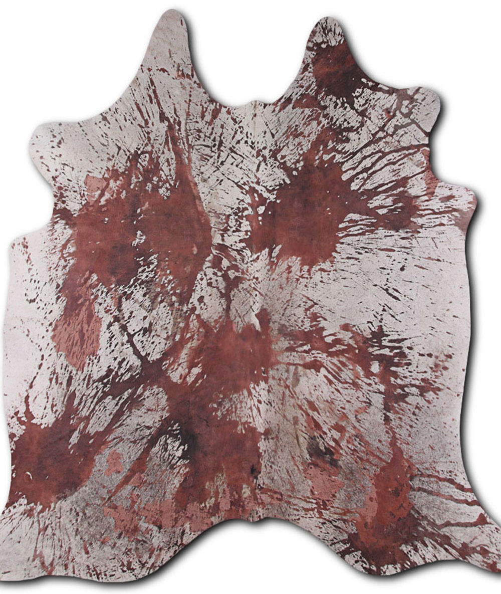 Benevolence cowhide rugs for sale DISTRESSED BROWN rug