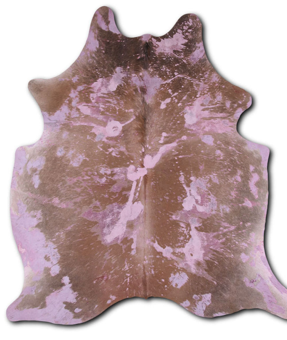 Breathtakingly cowhide rugs for sale DISTRESSED FUCHSIA rug